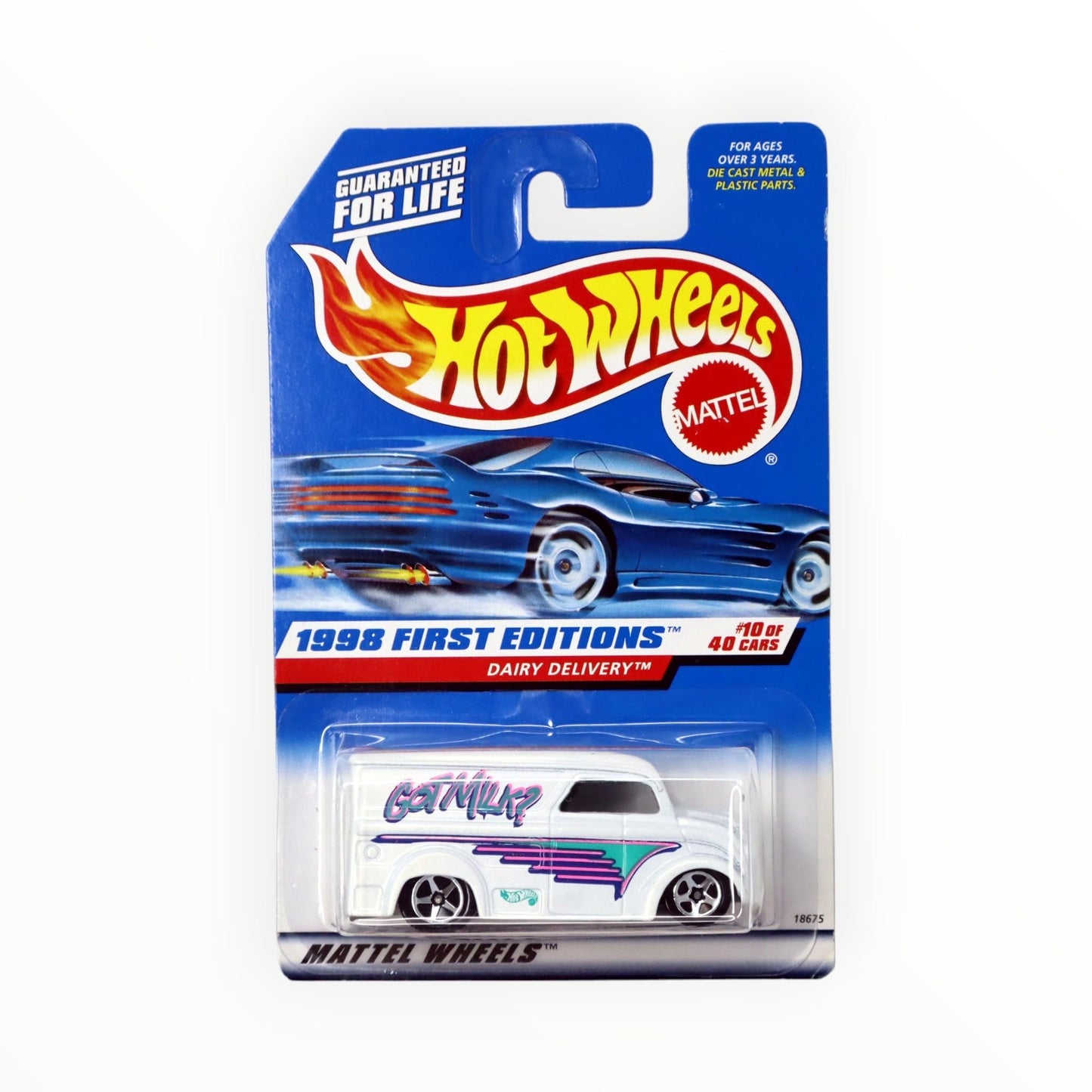 Hot Wheels Dairy DELIVERY First Editions Series #10 of 40 1998 Basic Car Series Collector #645