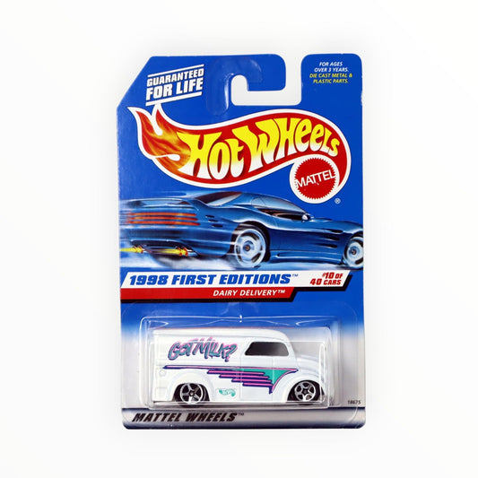 Hot Wheels Dairy DELIVERY First Editions Series #10 of 40 1998 Basic Car Series Collector #645