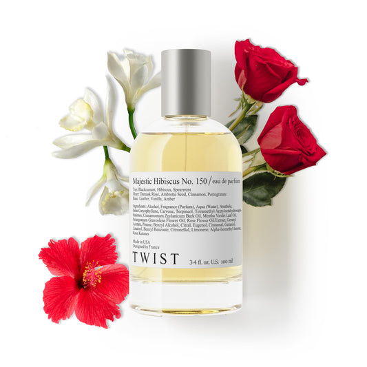 Twist Majestic Hibiscus No. 150 - Inspired by Maison Crivelli Hibiscus Mahajad, Long-Lasting Perfume for Women and Men, Vegan, Clean Ingredients Beauty & Personal Care HOUSE OF TWIST