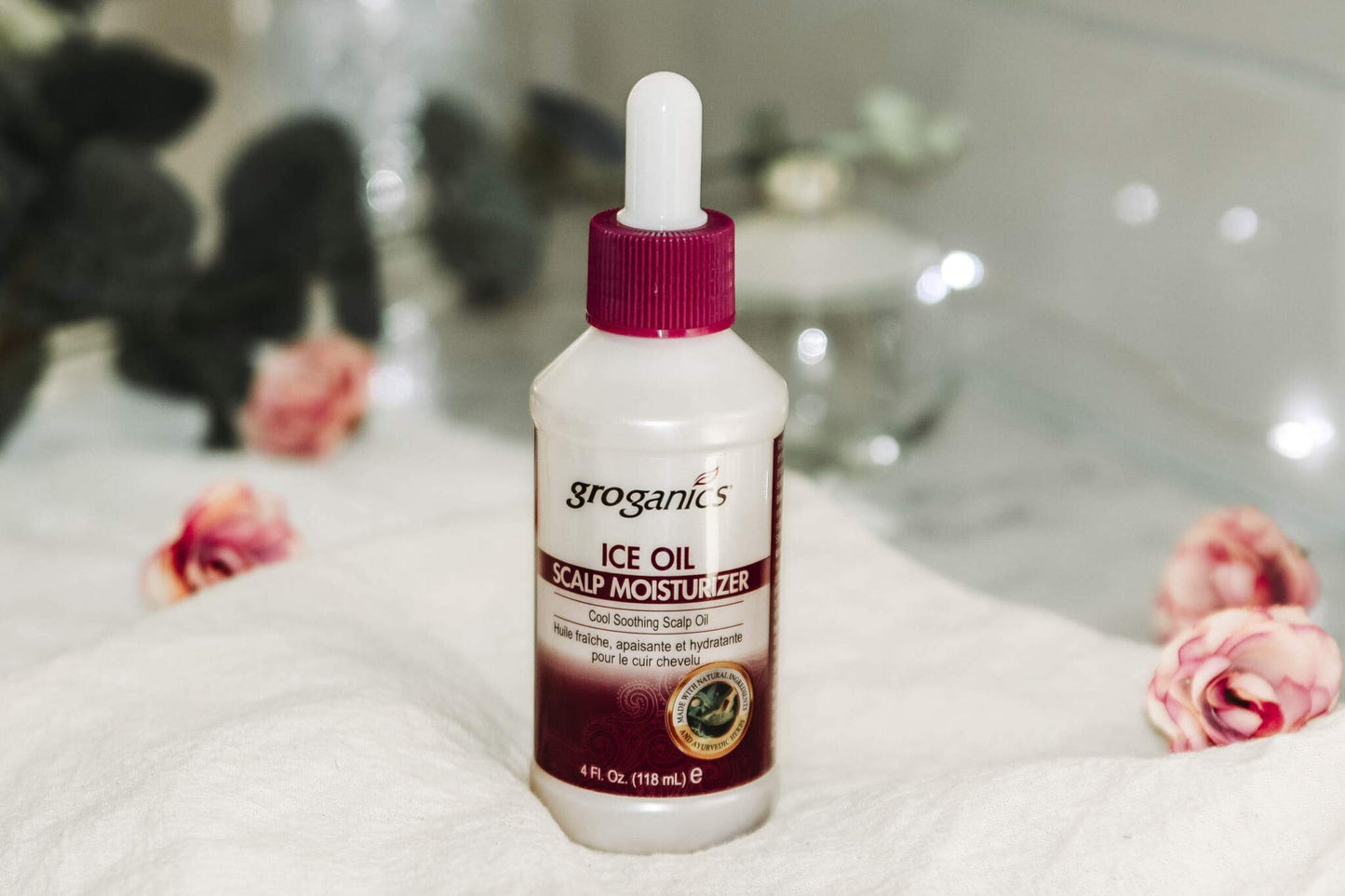 Groganics DHT Ice Oil Scalp Moisturizer, 4 Ounce (76083PUGRP1)