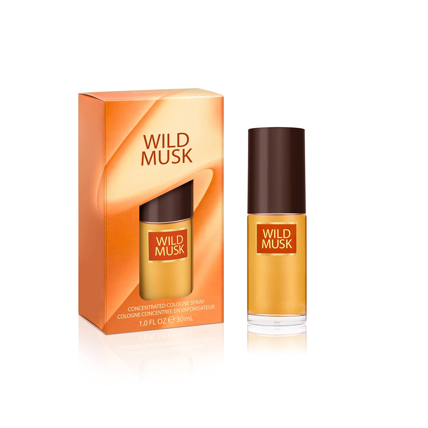 Coty Classics Wild Musk Eau de Cologne Spray | Vegan Formula Perfume | Warm Spicy Floral Scent with Amber, Jasmine, and Rose | 1 fl oz (Pack of 1)