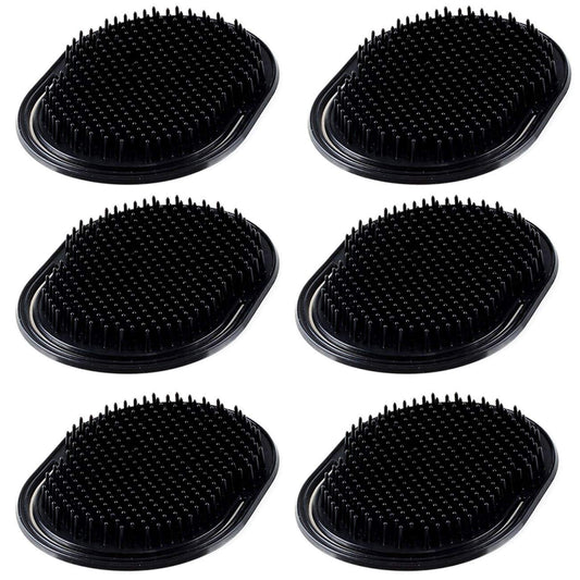 6Pcs shampoo pocket comb massage hair comb pocket palm brush comb portable hair comb beard comb creative scalp brush pocket combs for men and pets