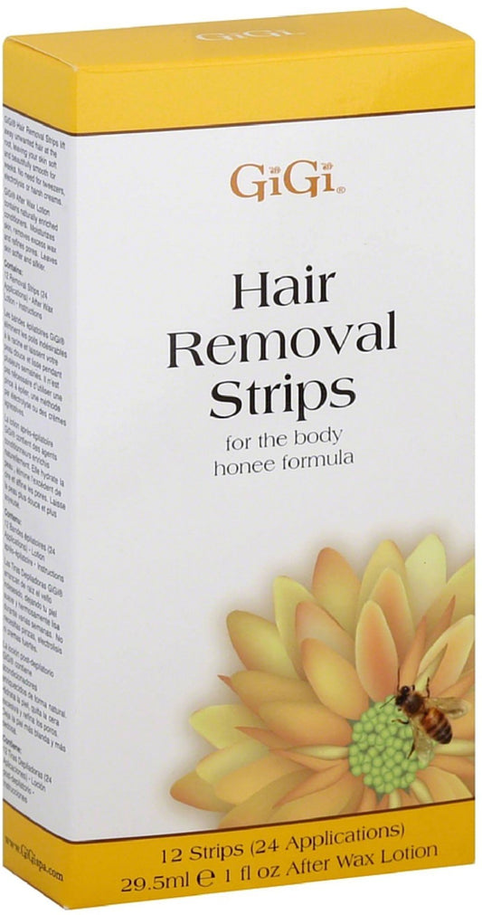GiGi Hair Removal Strips for the Body 12 ea (Pack of 5) Beauty & Personal Care GiGi