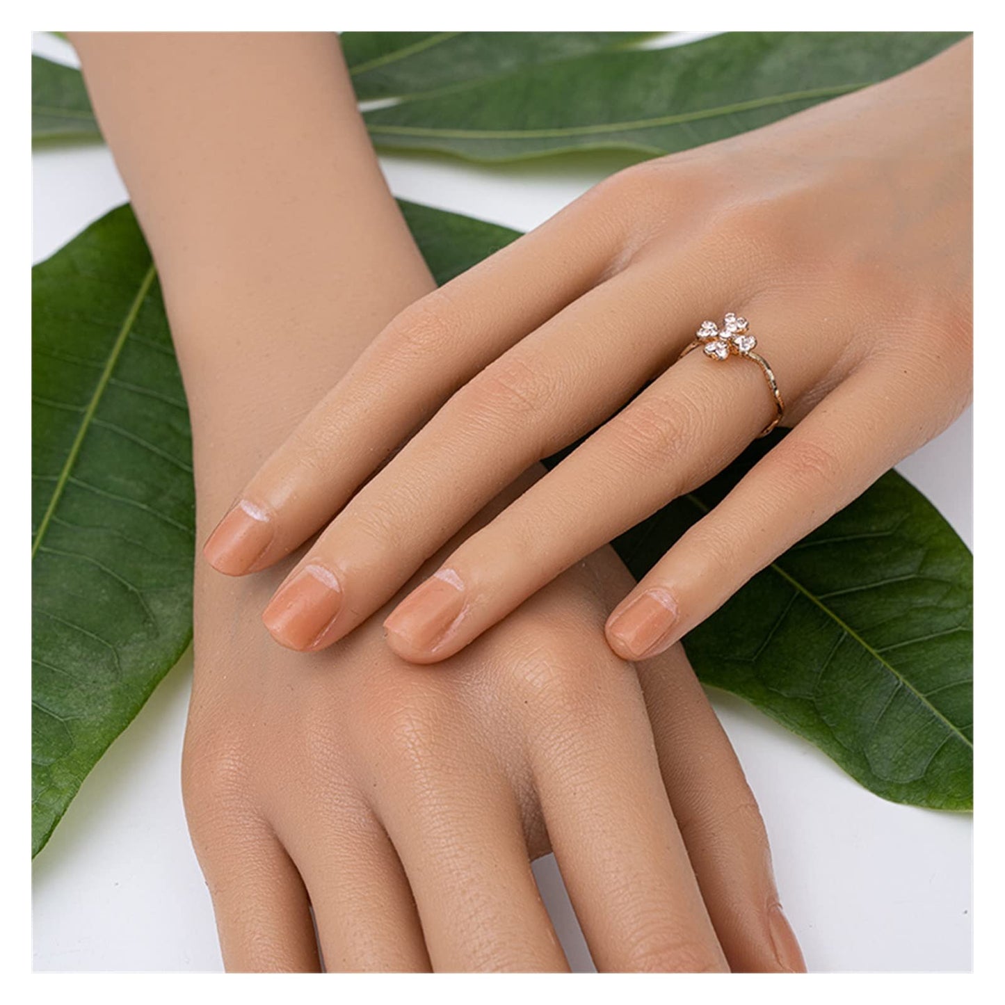 ngddf2haa Silicone Manicure Practice Hand Model with Joints Bendable Matching Nail Piece Prosthetic Silicone for Nail Art Training (Color : One Pair Beauty & Personal Care ngddf2haa