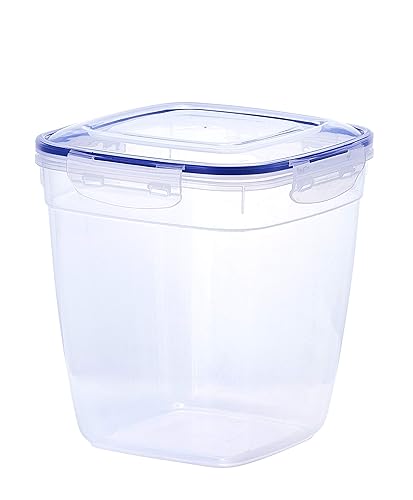 Superio Plastic Food Storage Containers with airtight Lid for Pantry, Fridge- BPA Free, Leakproof Sealed Container- Microwave, Dishwasher and Freezer…