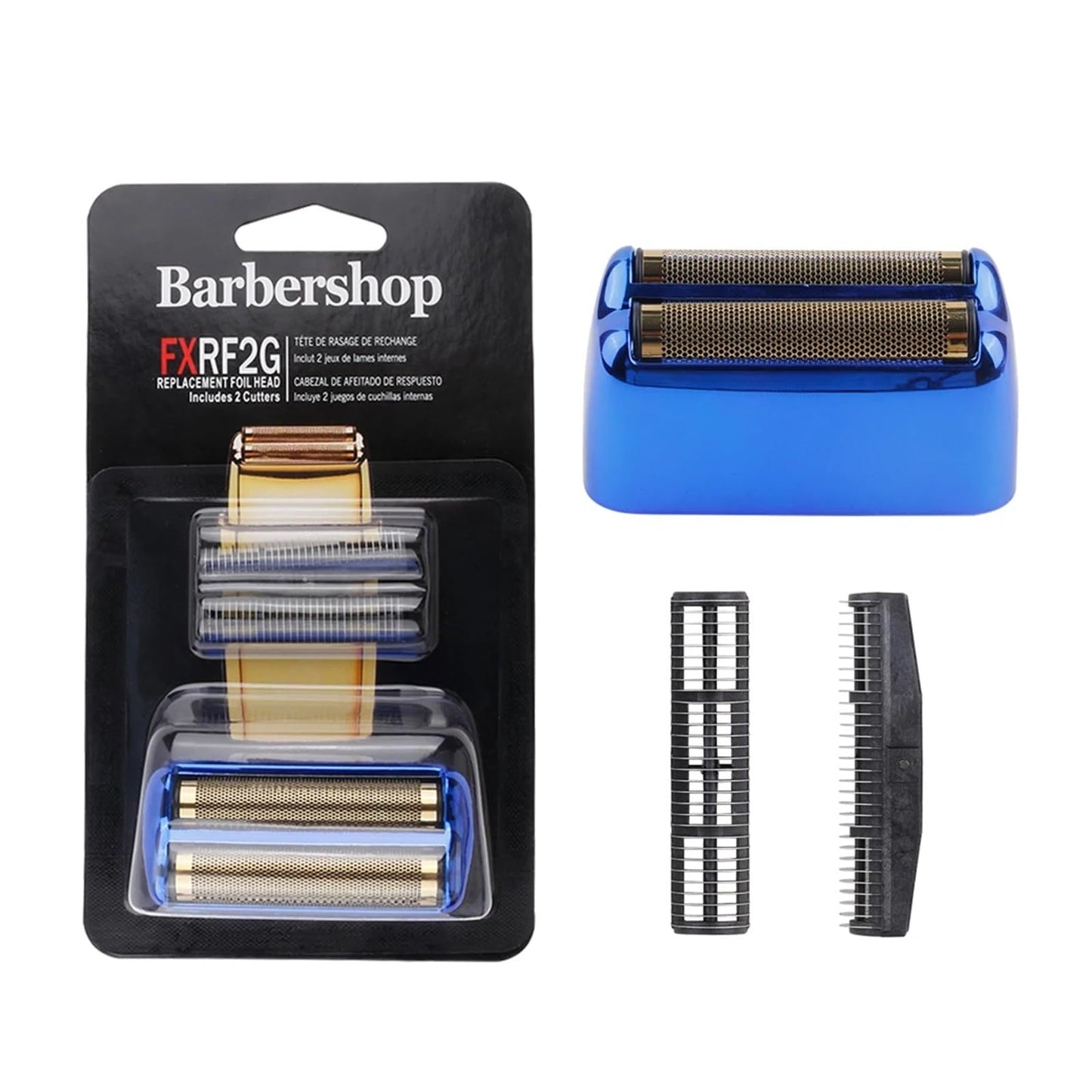 KMRLDGUQ FXRF2 Professional Barber Shaver Double Replacement Foil and Blade Set?Compatible for Babyliss?Cordless Foil Shaver FXFS2(Black) Beauty and Personal Care KMRLDGUQ