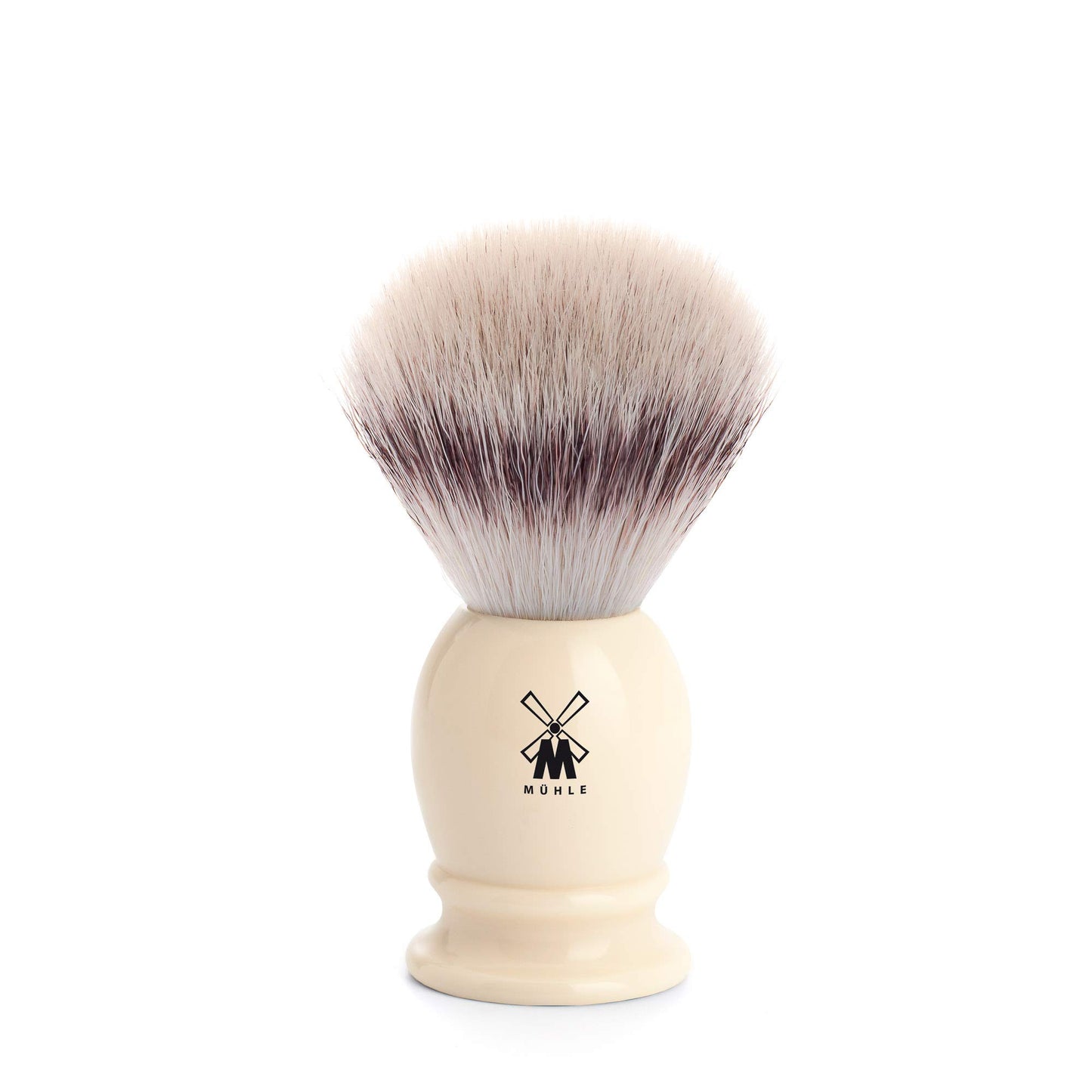 MÜHLE Classic Small Faux Ivory Silvertip Fiber Shaving Brush - Synthetic Luxury Shave Brush for Men, Rich Lather Beauty and Personal Care MÜHLE