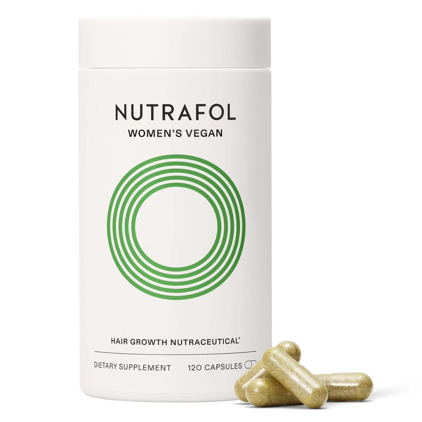 Nutrafol Women's Hair Growth Supplements, for Women 18-44 Years Old, Clinically Tested for Visibly Thicker, Stronger Hair, 100% Vegan Ingredients Beauty and Personal Care Nutrafol