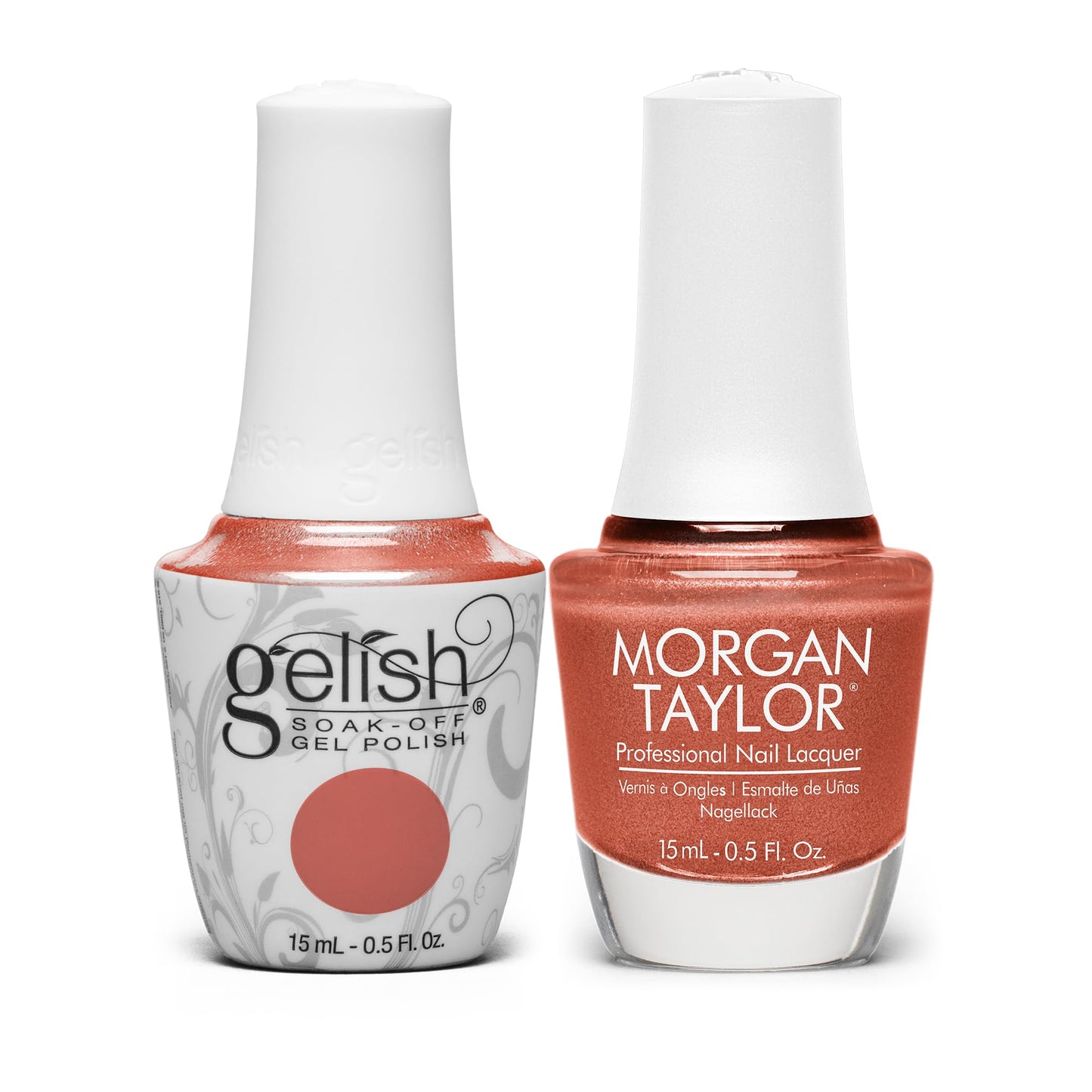 Gelish & Morgan Taylor Living Our Life Collection Duo - Sunset My Heart on Fire, 15mL Beauty & Personal Care Gelish