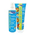 TRISWIM Kids Swim Care Bundle | Swim Suds 2-in-1 Shampoo & Body Wash 8.5 oz + Detangler Leave-In Conditioner Spray 8 oz | Tear-Free Chlorine