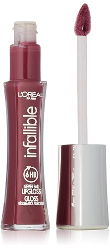 L'Oréal Paris Infallible 8 HR Pro Gloss, Undeniable Mauve, 0.21 fl. oz.