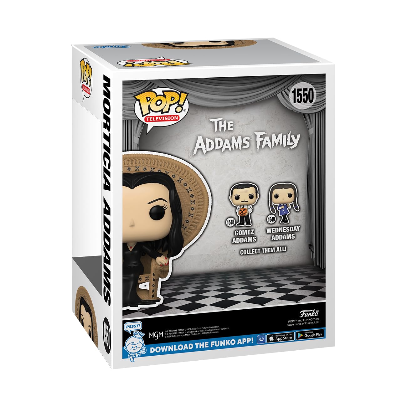 Funko POP! Deluxe: The Addams Family - Morticia Addams in Chair - Addams Family Classic TV - Collectable Vinyl Figure - Gift Idea - Official…