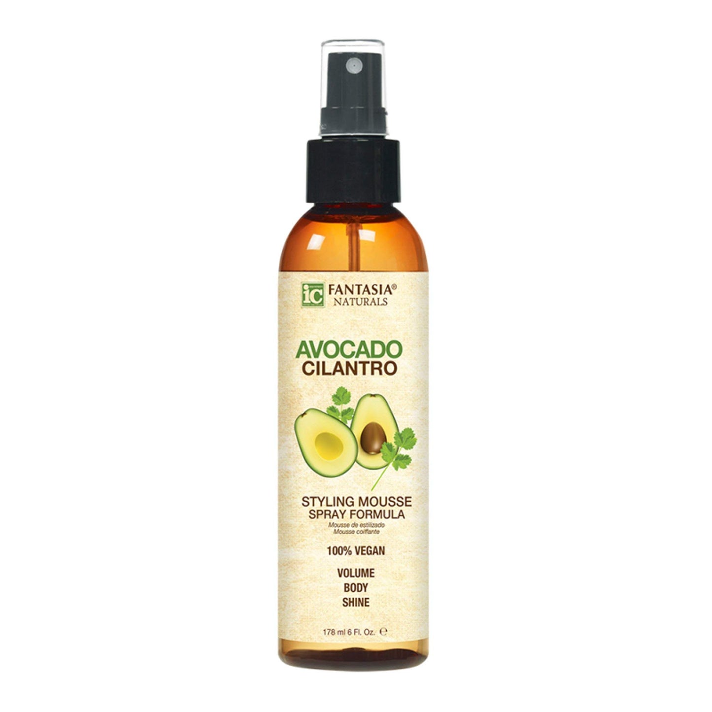 Fantasia Avocado & Cilantro Styling Mousse Spray Formula 178ml/6oz