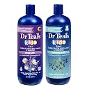 Dr Teal's Kids 3-in-1 Bubble Bath, Body Wash & Shampoo, Sleep Bath with Melatonin and Calming Bath with Ashwagandha, 20 fl oz, 2 Pack