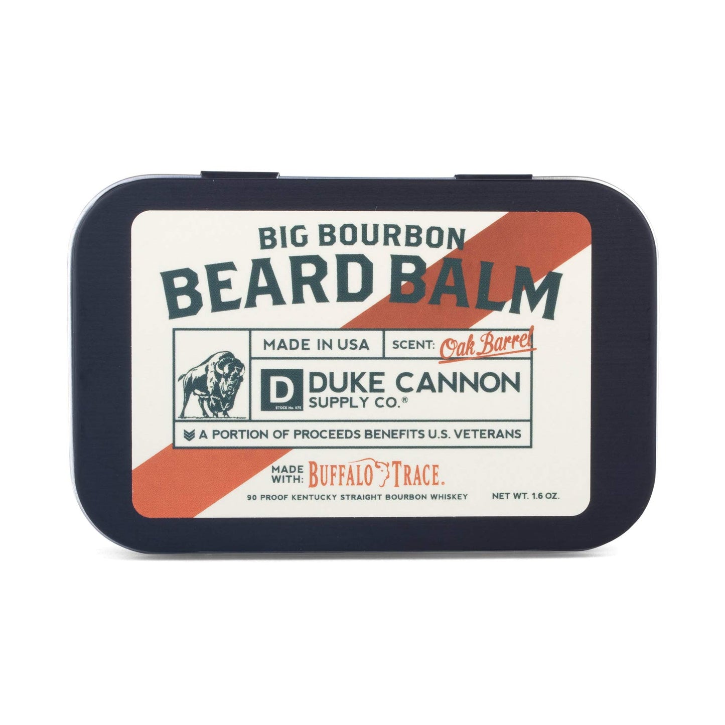 Duke Cannon Supply Co. Big Bourbon Beard Balm, 1.6oz - Oak Barrel Scent, Made with Natural and Organic Ingredients Beauty and Personal Care Duke Cannon Supply Co.