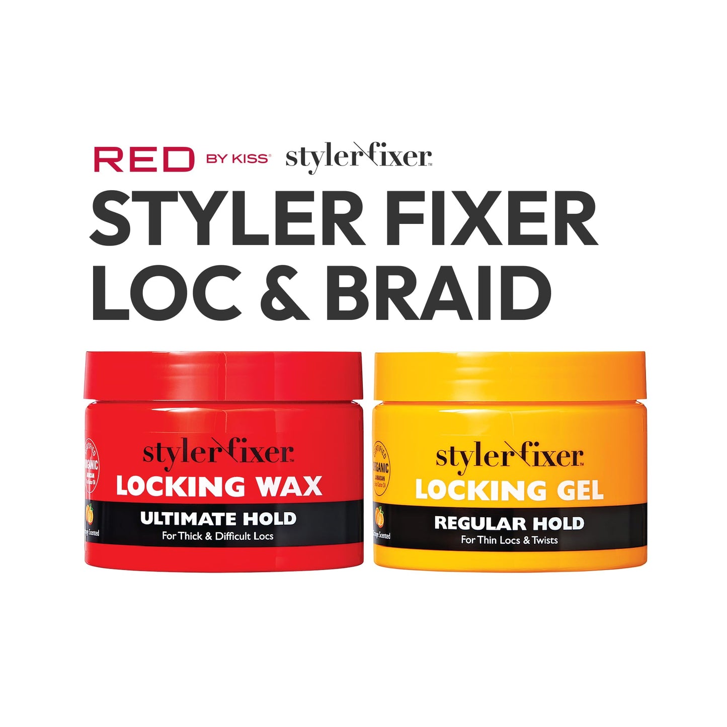 Red by Kiss Hold Locking Gel Regular Hold for Thin Locs & Twists, Hydrating, Conditioning, Non-Frizz, Non-Flaking, No Build-Up, Enriched