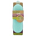 GOODY Planet Detangling Palm Hair Brush - Teal - Detangler Comb for Women,Men,and Kids - Wet or Dry - for Natural,Straight,Thick and Curly Hair - Made