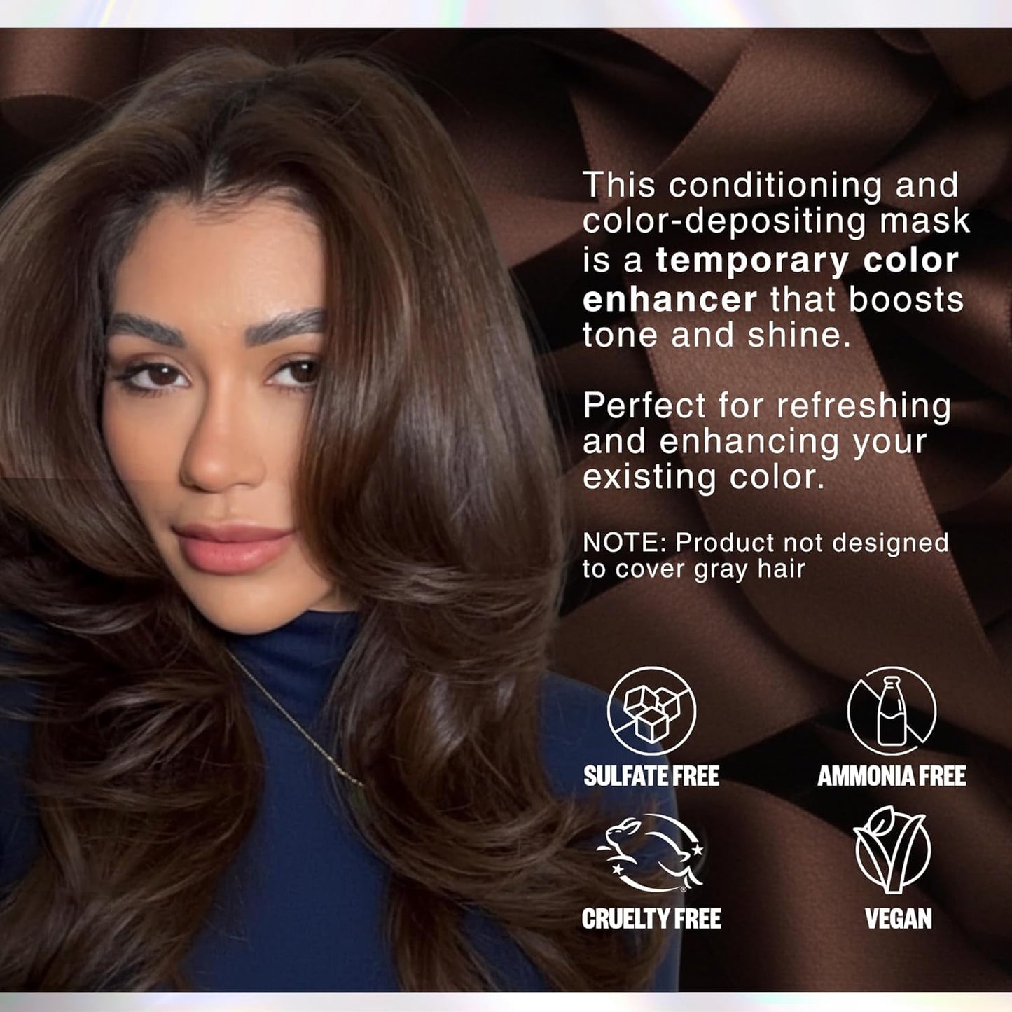 IGK Brown Bella | Chocolate Brown Hair Gloss + Color Depositing Kit | Boost Shine, Enhance Brunette Tones, Refresh Color | Semi Permanent At-Home