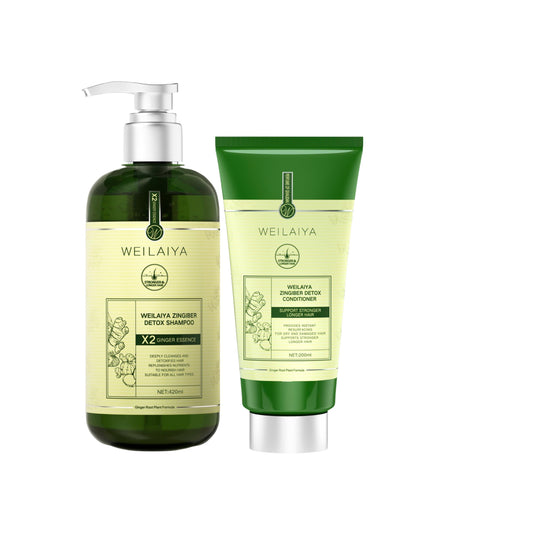 WEILAIYA LUXURY ZINGIBER DETOX SHAMPOO/CONDITIONER