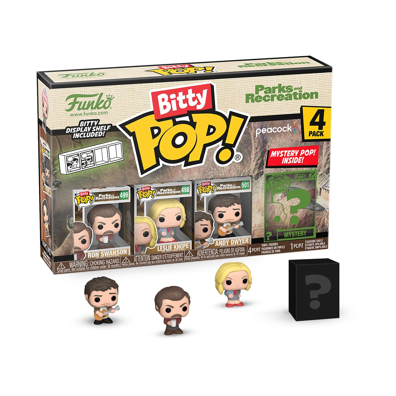FUNKO BITTY POP!: TELEVISION: Parks & Recreation - Ron 4PK