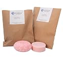 Redeem Soap Company Fresh Berry Shampoo & Conditioner Bar Set - Made in USA - 3oz Shampoo + 1oz Conditioner - Zero Waste, Plastic-Free, SLS & Paraben