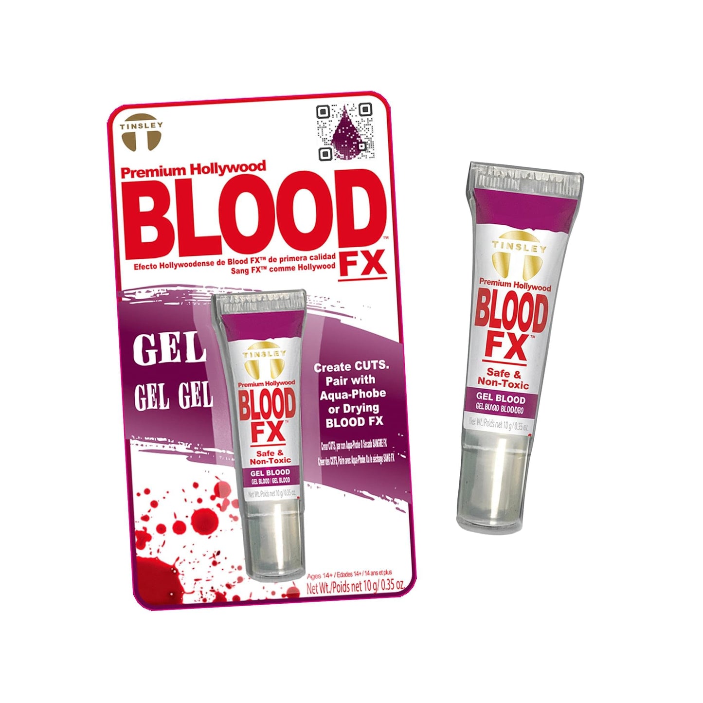 Tinsley Transfers FX Drying Gel Fake Blood, Red