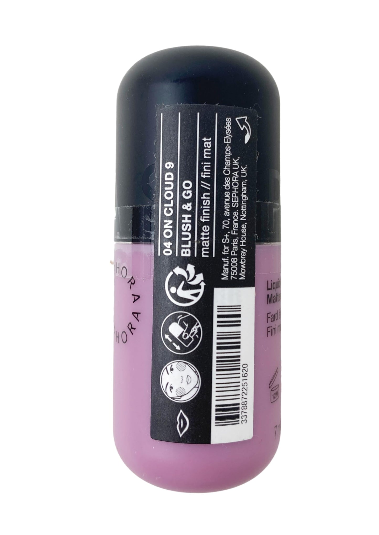 SEPHORA COLLECTION Blush & Go For Lip and Cheek - 04 ON CLOUD 9 (7 ml/.23 Fl Oz)