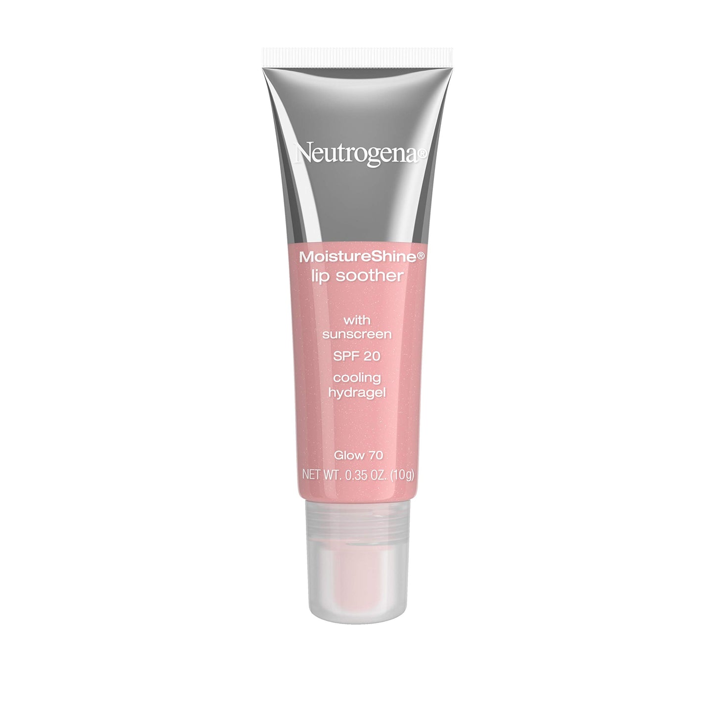 Neutrogena MoistureShine Lip Soother Gloss with SPF 20 Sun Protection, High Gloss Tinted Lip Moisturizer with Hydrating Glycerin and Soothing Cucumber