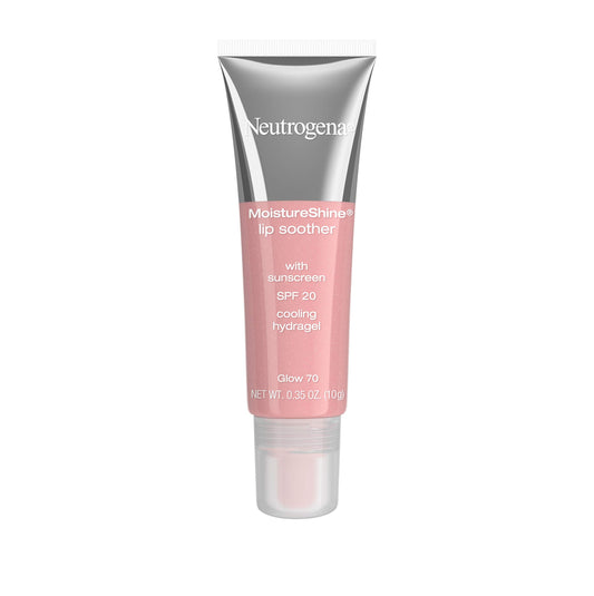 Neutrogena MoistureShine Lip Soother Gloss with SPF 20 Sun Protection, High Gloss Tinted Lip Moisturizer with Hydrating Glycerin and Soothing Cucumber
