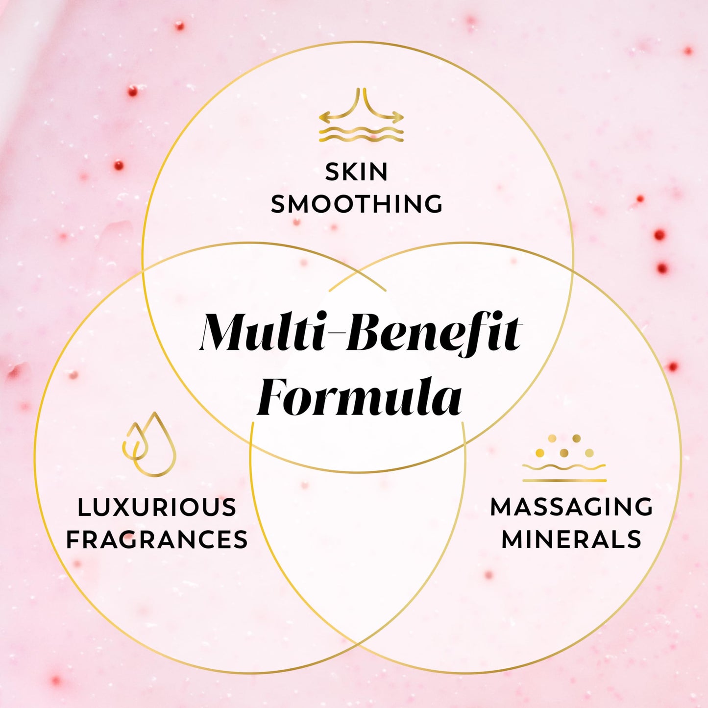 Olay Body Indulgent Mineral Scrub, Skin Exfoliating & Massaging Pearls, Nourishing Soft & Gentle Formula, Renewing BHA, Vitamin B3 Complex, Luxurious