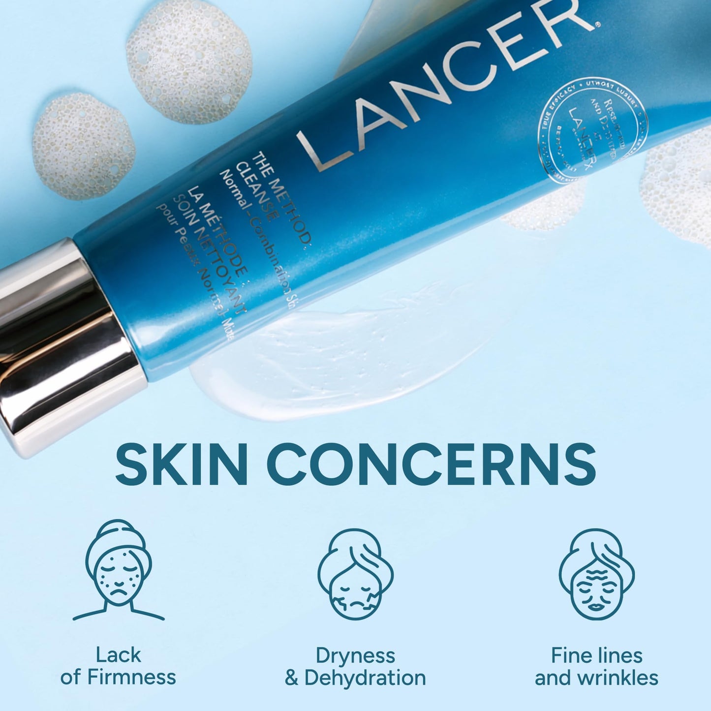 Lancer Skincare | The Method: Cleanse Face Cleanser | Salicylic Acid Face Wash | Gentle Daily Cleanser for Normal or Combination Skin | Pore Cleansing