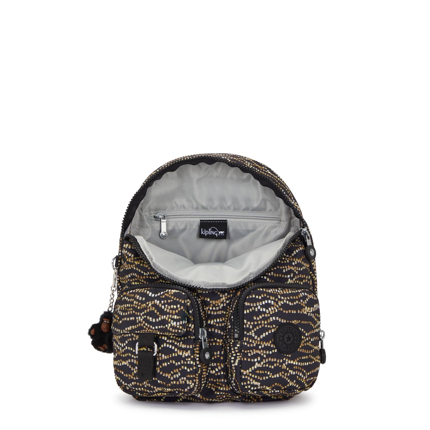 Kipling Lovebug Small Printed Backpack Disco Glam