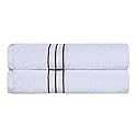 Superior Turkish Cotton Ultra-Plush 2-Piece Bath Towel Set, Towels for Shower, Bathroom, Home Essentials, Spa, Guest/Master Bath, Airbnb, Apartment…