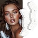 Wodelanle Glitter Freckles Face Tattoo, 24 Count Silver Face Glitter Speckles Makeup Patches, Glow Up Makeup Patches, Cute Glitter Freckles Makeup