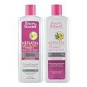 Every Strand Keratin Shampoo and Conditioner Set 13.5 oz, Sulfate Free Daily Duo for Chemically Treated and Damaged Hair, Infused with Keratin, Aloe