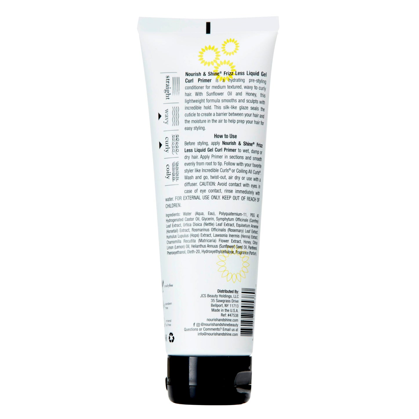 Nourish & Shine Frizz Less Liquid Gel Primer 8OZ