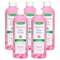 De La Cruz Rose Water and Glycerin for Face - Rosewater Facial Toner and Moisturizer for Skin and Hair 8 fl oz (236 mL) - 5 Bottles