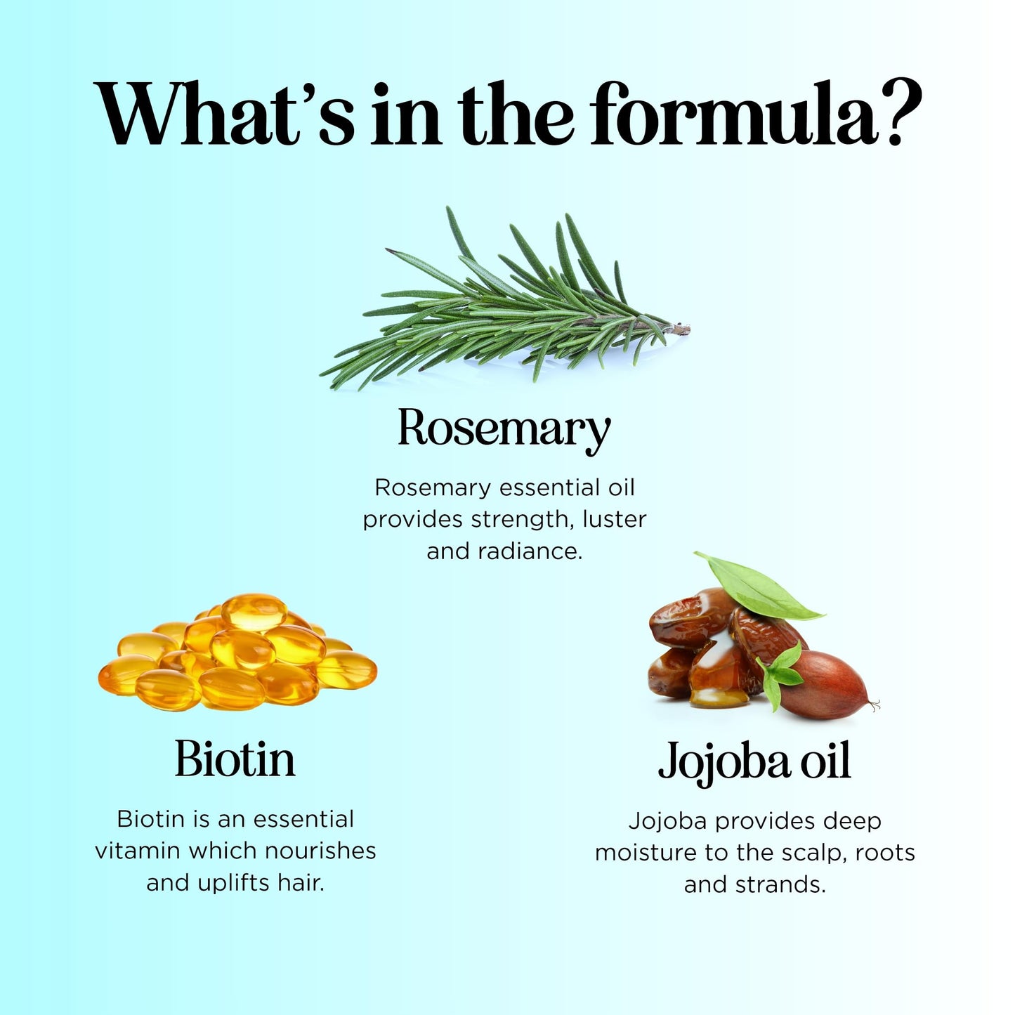 Rosemary Biotin Shampoo and Conditioner Set - Volumizing Shampoo and Conditioner for Thinning Hair for Women & Men with Nourishing B Vitamins