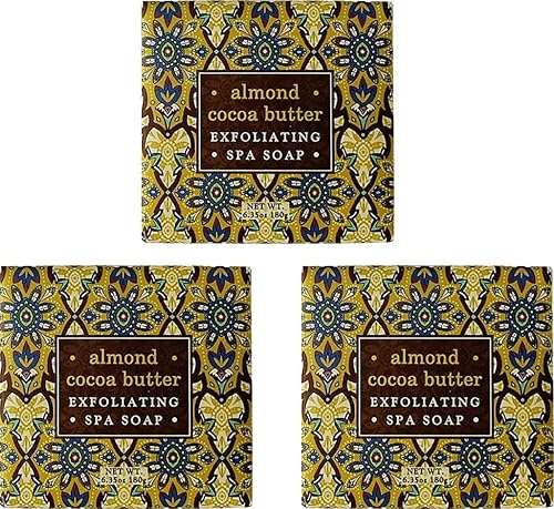 Almond & Cocoa Butter Exfoliating Spa Soap by Greenwich Bay Trading Co.