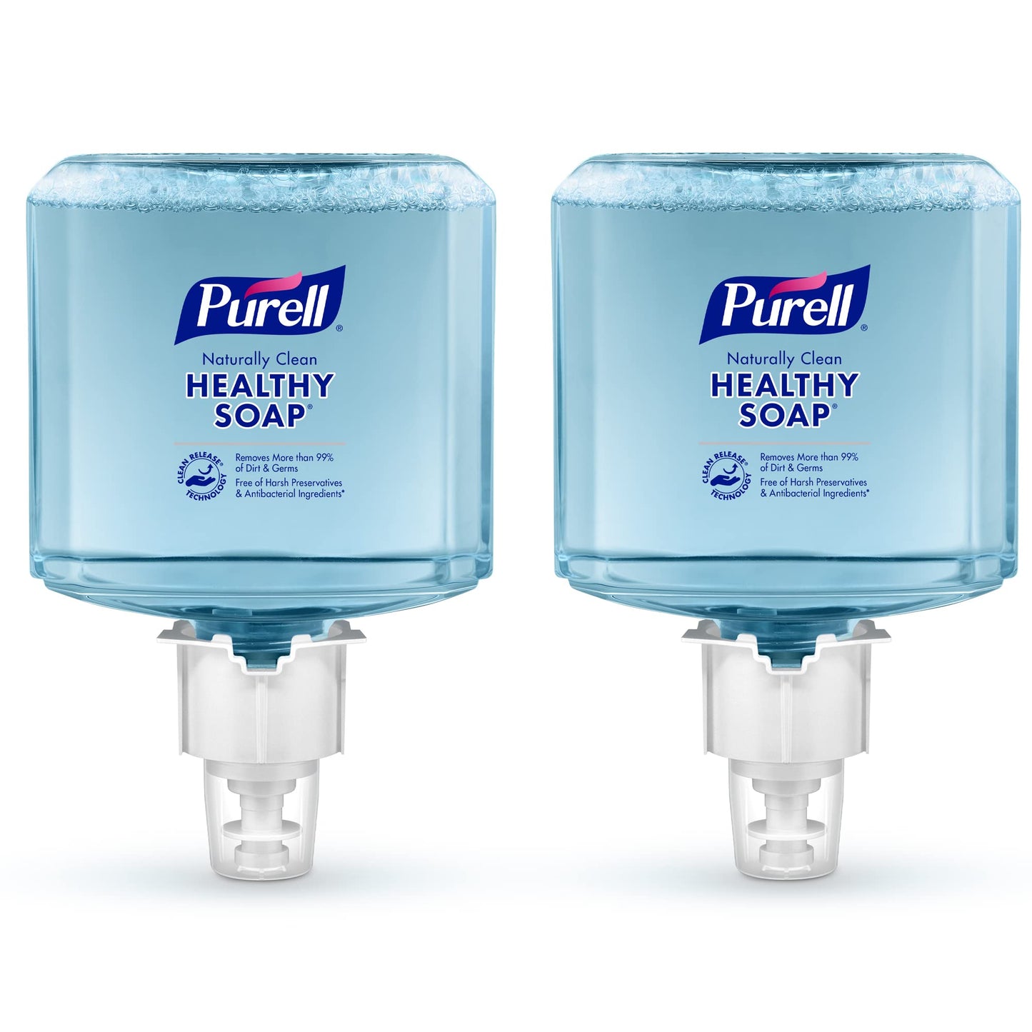 PURELL Brand CLEAN RELEASE Technology (CRT) HEALTHY SOAP Naturally Clean Foam, Fragranced with Essential Oils, 1200 mL Refill for ES6 Soap Dispenser Beauty & Personal Care Purell