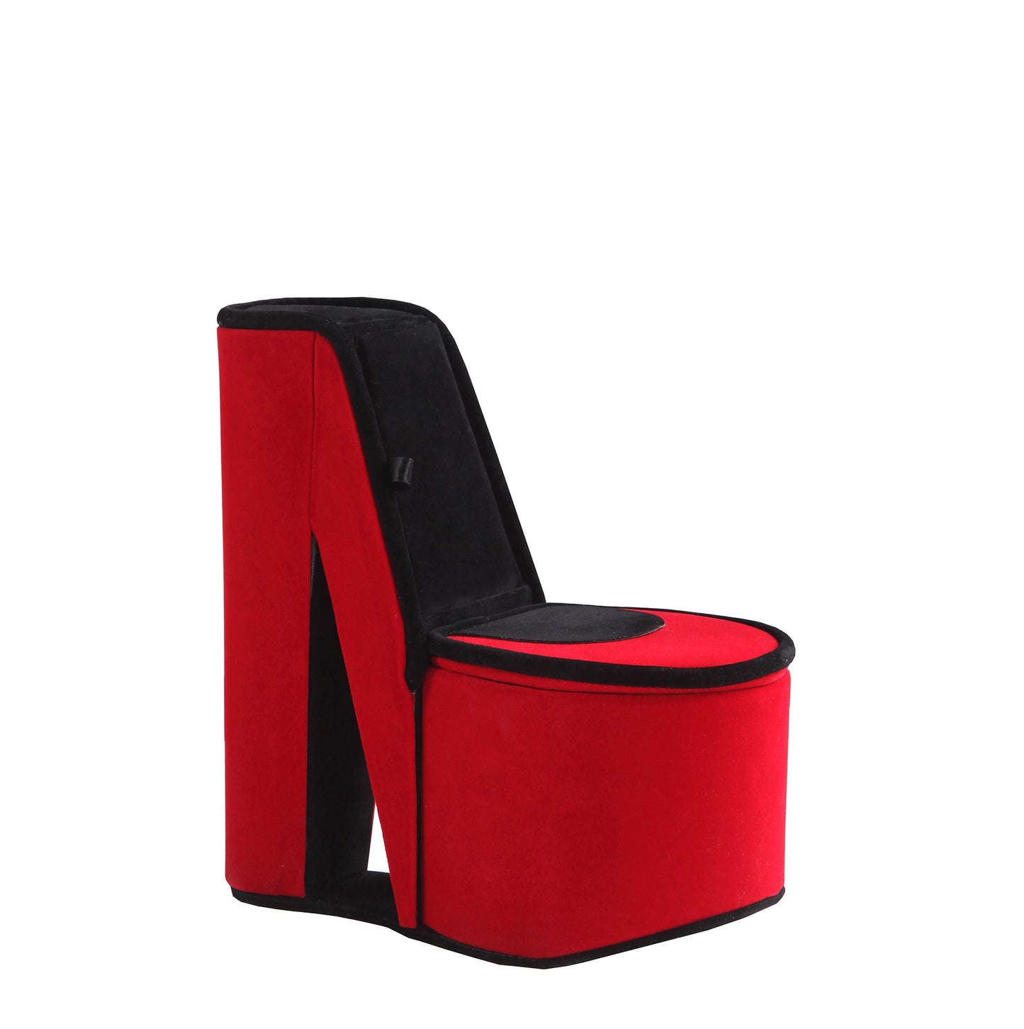 ORE International HBB1832 High Heel Shoe Hidden Jewelry Box, Red Velvet, 9"