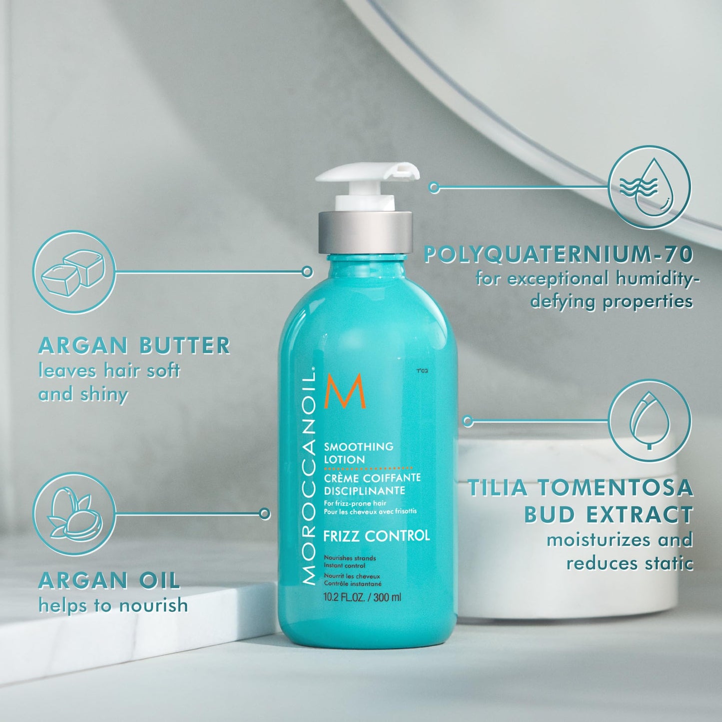 Moroccanoil Smoothing Lotion, 2.53 Fl. Oz. Beauty and Personal Care Moroccanoil