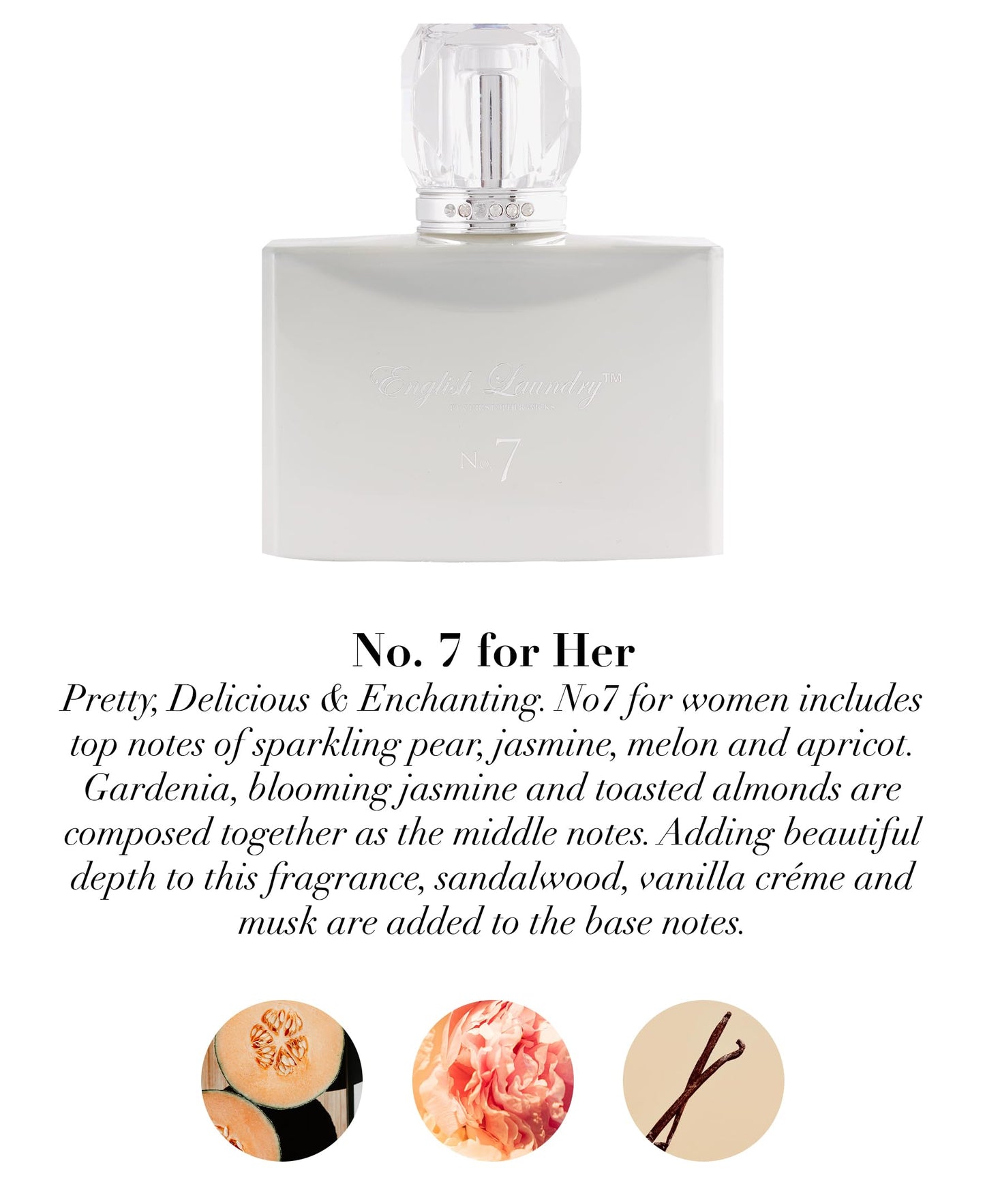 Women's No. 7 Eau de Parfum, 3.4 fl. oz. for her (unboxed), by Englsih Laundry
