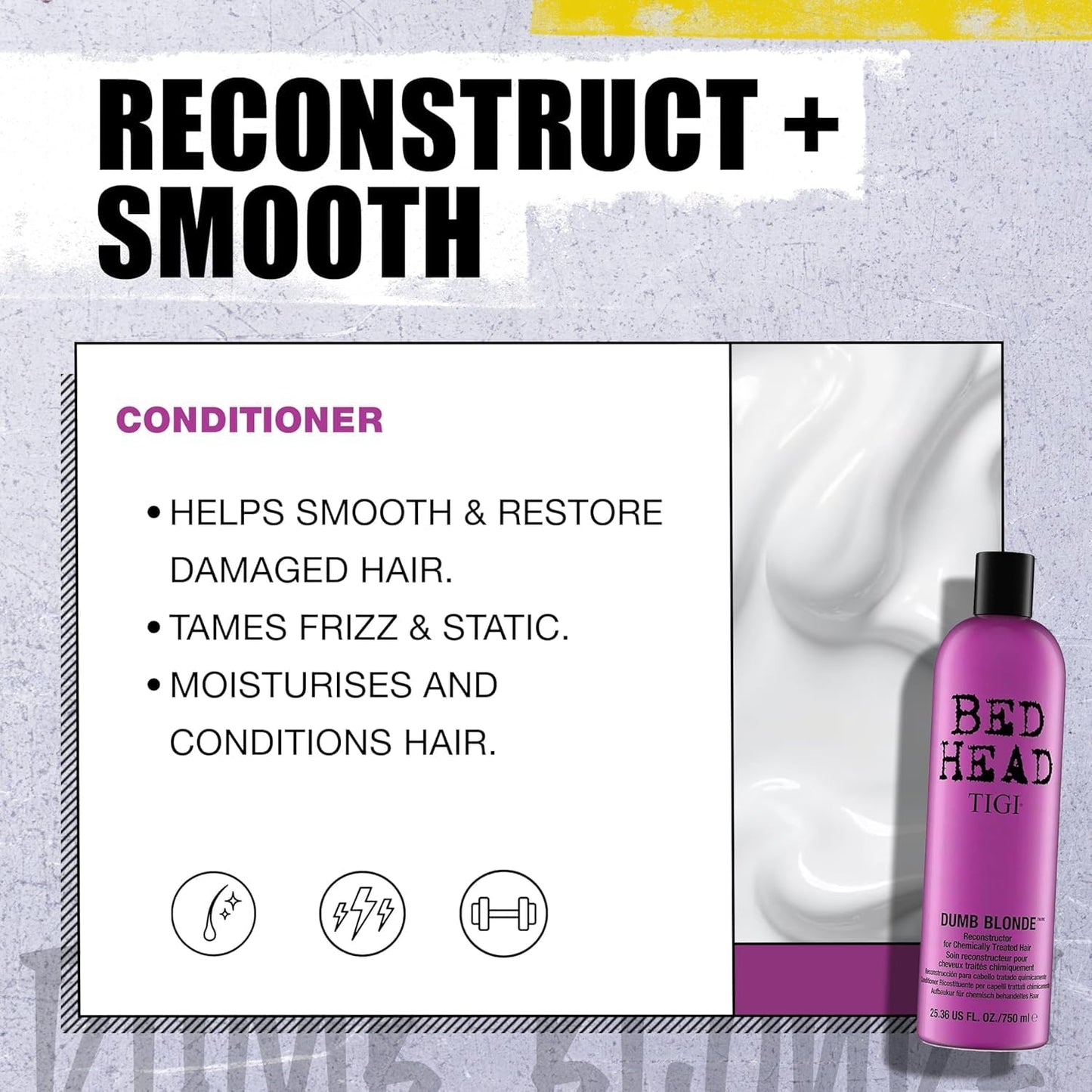 TIGI Bed Head Dumb Blonde Shampoo, 25.36 Fl Oz