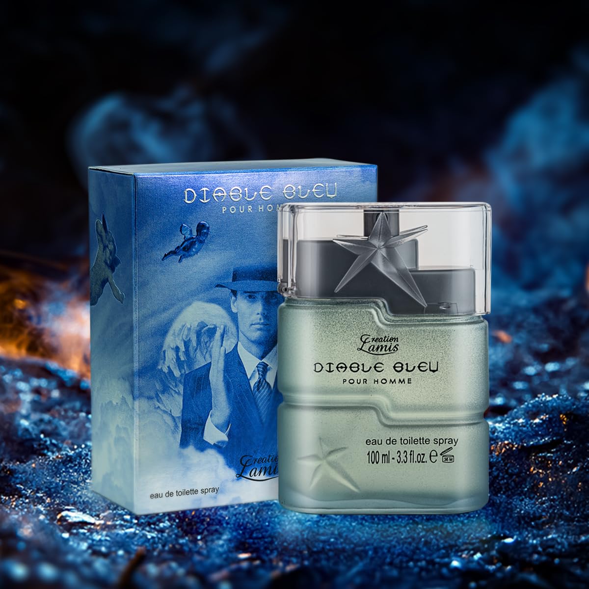 Diable Bleu By Creation Lamis 3.4 oz Eau De Toilette Spray for Men