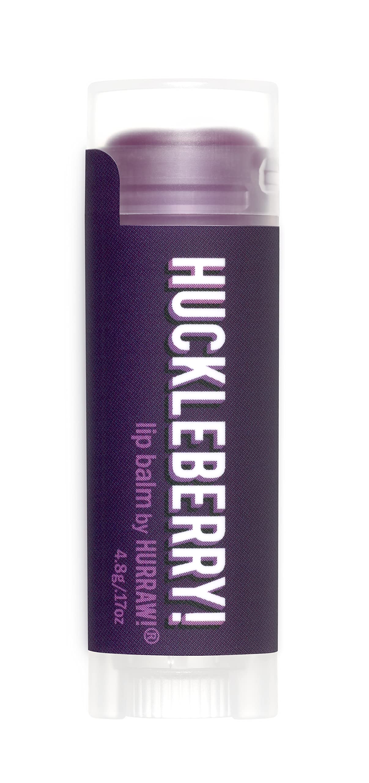 Hurraw! Huckleberry Lip Balm: Organic, Certified Vegan, Cruelty and Gluten Free. Non-GMO, 100% Natural Ingredients. Bee, Shea, Soy and Palm Free. Made