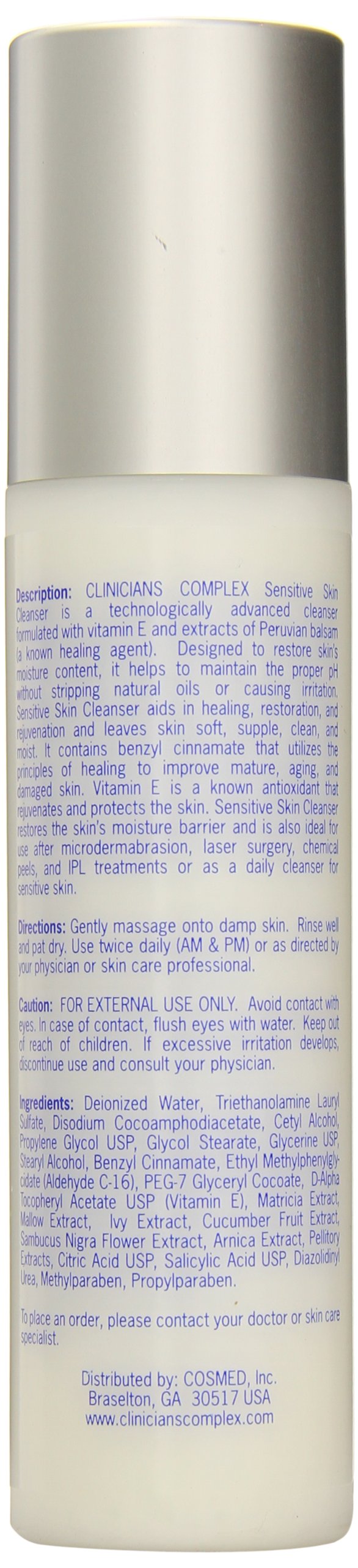Clinicians Complex Sensitive Skin Cleanser, 7.3 Ounce