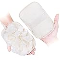 mikimini Bath Mitt for Women, Bath Pouf Mesh Brushes 1 PC Upgraded Version | Loofah Sponge & Exfoliating Pad 2 in 1 Professional Design | Exfoliating