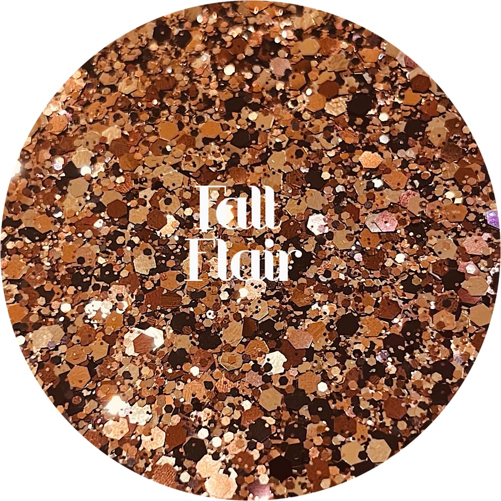 Brown Polyester Glitter | Craft Glitter | Glitter for Arts & Crafts | Tumblers | Cosmetics | Nails | Epoxy Resin Art | Slime | DIY | Body Glitter | 1
