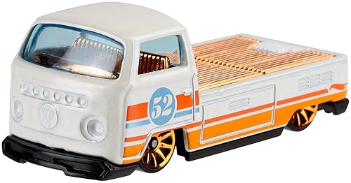 Hot Wheels 2020 Pearl and Chrome 6/6 - Volkswagen T2 Pickup (White)